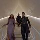 Serinda Swan (left), Iwan Rheon, and Anson Mount in Marvel’s Inhumans (Photo: ABC/Marvel)